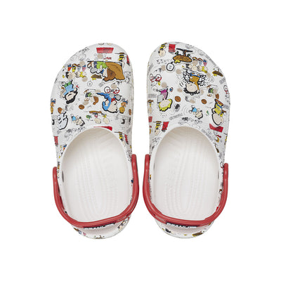 Giày Clog Trẻ Em Crocs Toddler Peanuts Classic - White